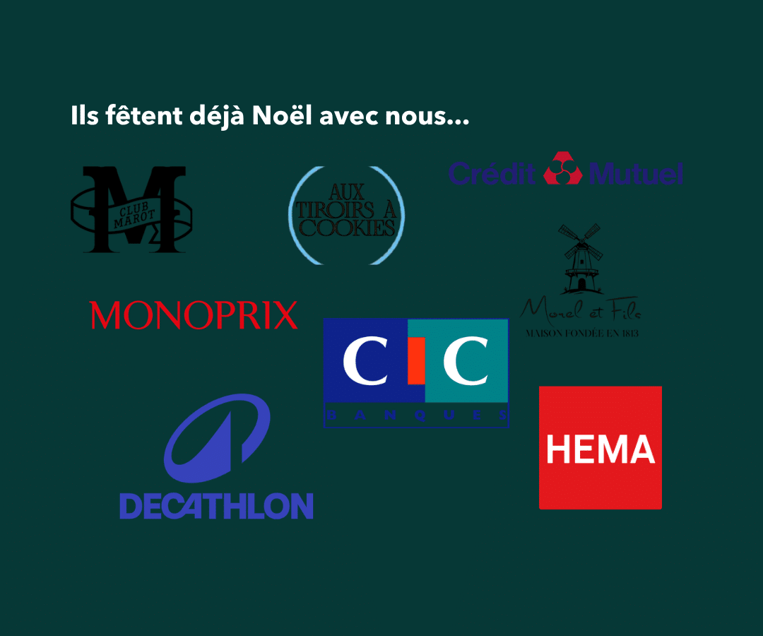 Entreprises et commerces pour façades de Noël Lille