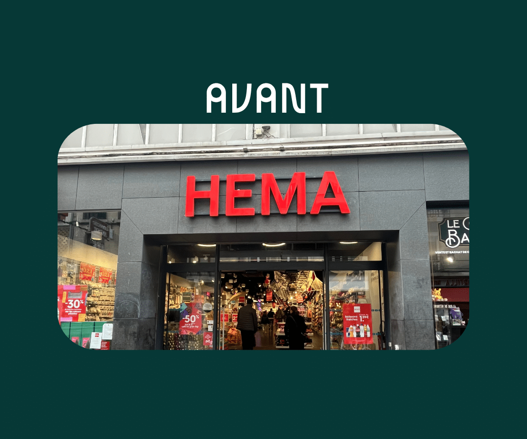 HEMA décoration Noël avant 