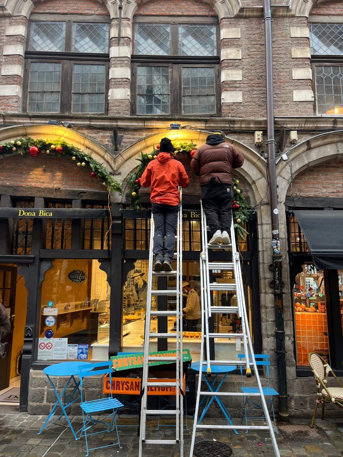 décorations de noël commerces lille