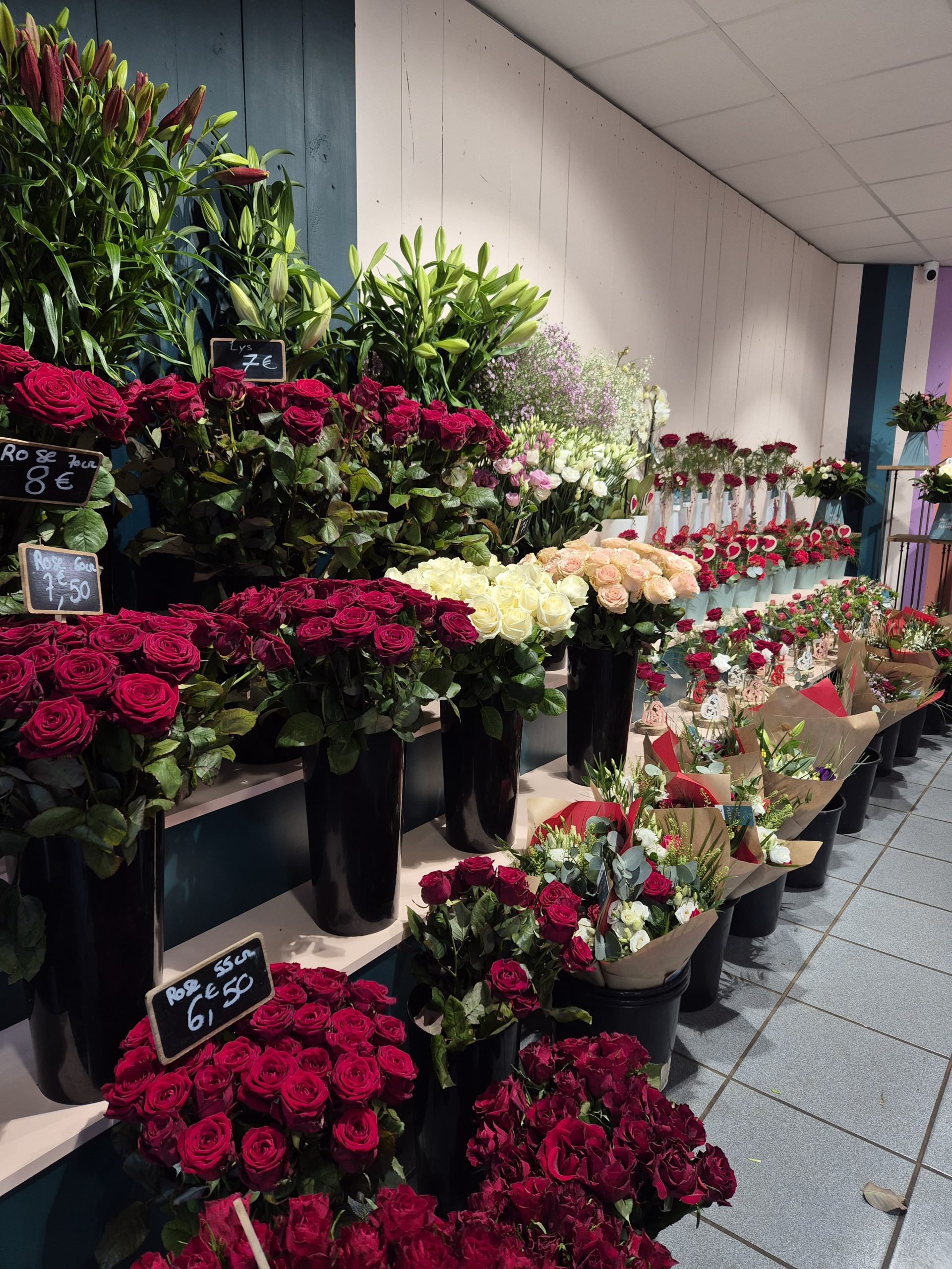 Oh Les fleurs La Madeleine Saint Valentin