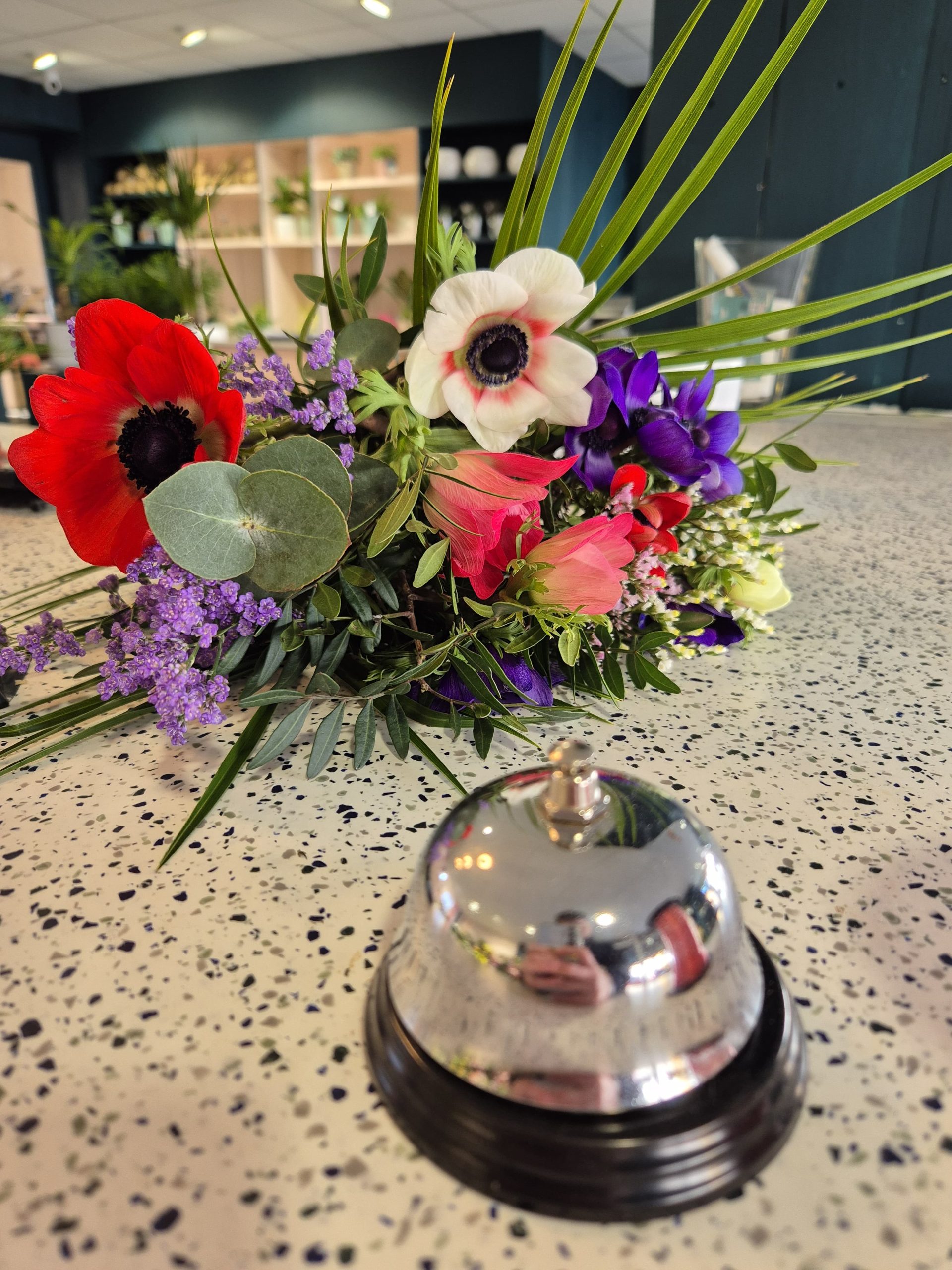 Bouquet d'anémones de saison Saint-Valentin 2026 Lille